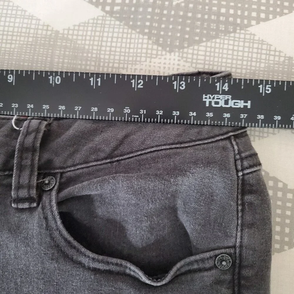 CAbi Slim Bootcut‎ Black Jeans size 2 Lowrise Stretch Classic Y2K 90s Neutral